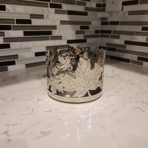 Partylite maple leaf jar holder